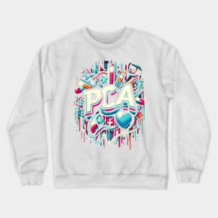 Tie Dye PCA Cute Nurse Day CNA RN Nurse Week Nursing Crewneck Sweatshirt